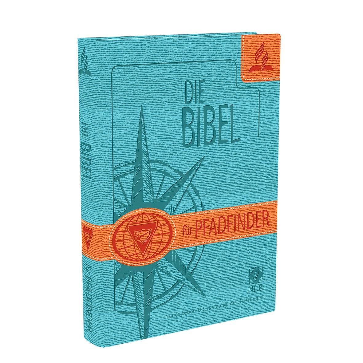 Advent-Verlag GmbH-Bibel, Neues Leben, Pfadfinder, Taschen, türkis-orange_2921801_