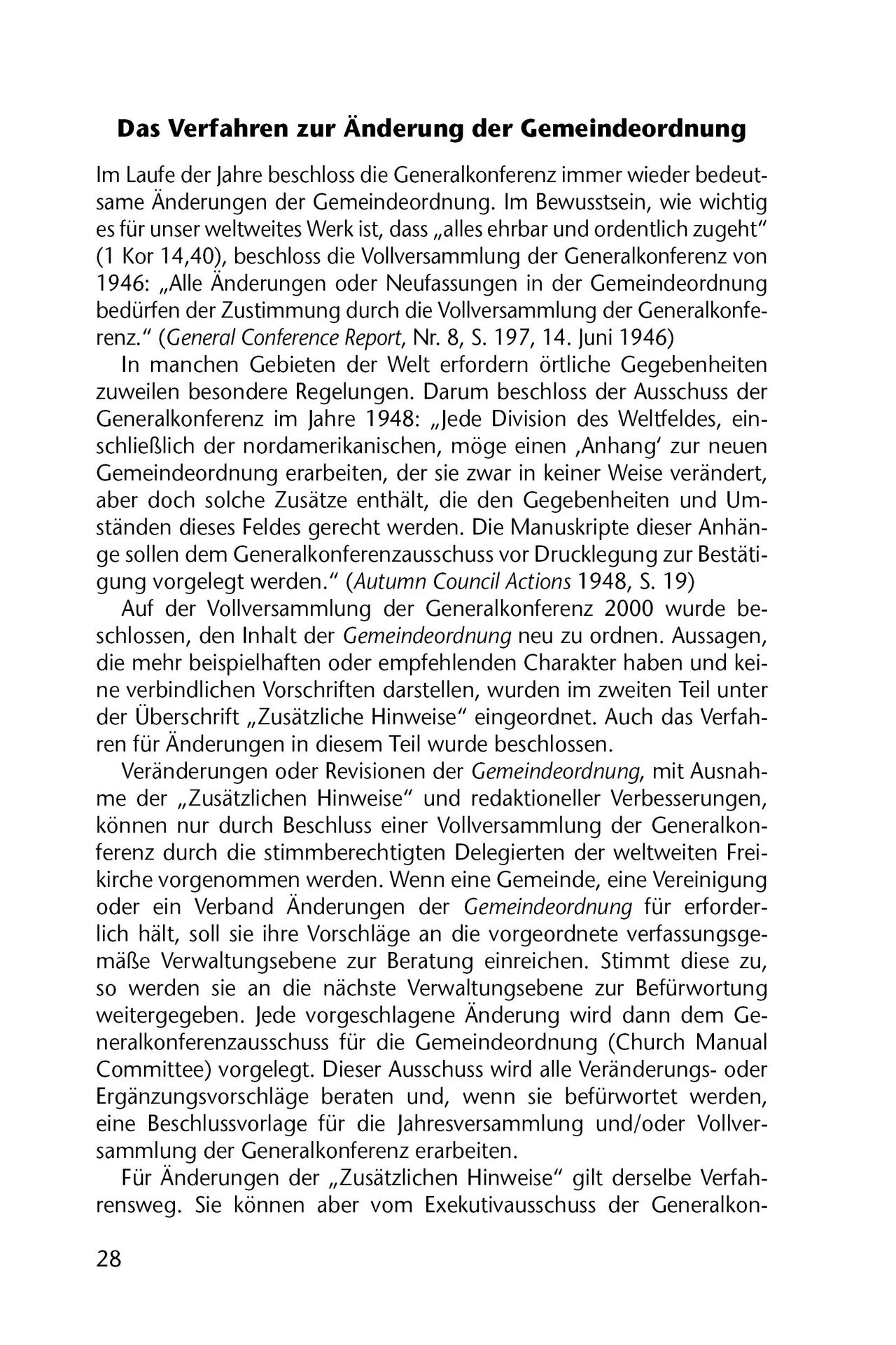 Advent-Verlag GmbH-Gemeindeordnung 2024 (Gemeindehandbuch) - digitale Version (PDF)_99919919_