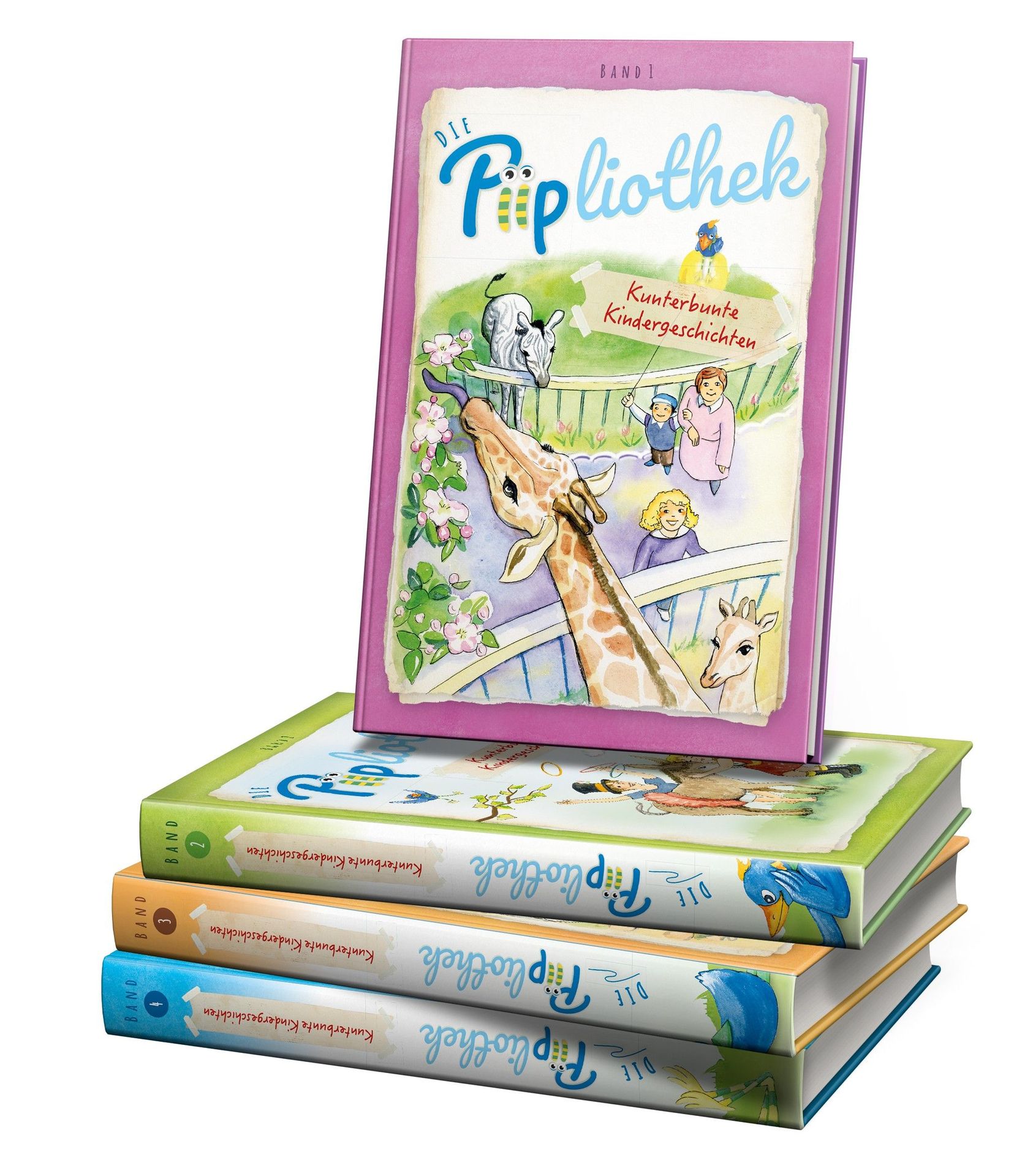 Advent-Verlag Schweiz-Serie: Die Piipliothek, 4 Bd., HB, MH, Piip_2211249_