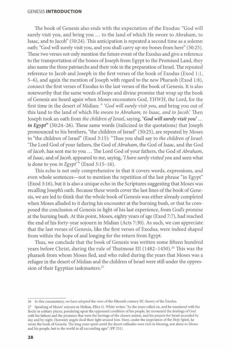 Pacific Press Publishing Association-SDA International Bible Commentary 1 - Genesis, Englisch_2540817_