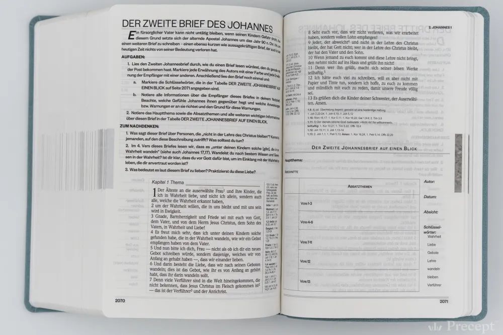 Precept Ministries International – die Bibel induktiv studieren e. V.-Bibel, Schlachter 2000, Die Neue Induktive Studienbibel_2942765_