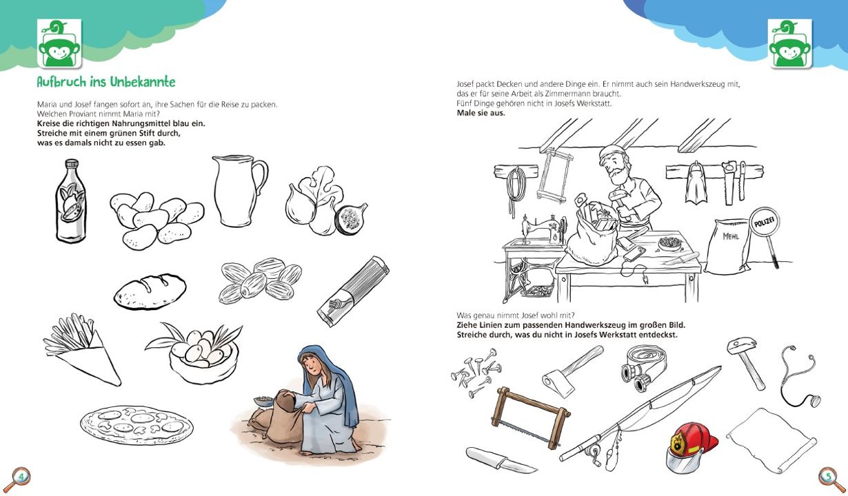 Kondoo Verlag-Malen. Spielen. Rätseln. Rund um die Geburt von Jesus, 4-6 Jahre_2442858_