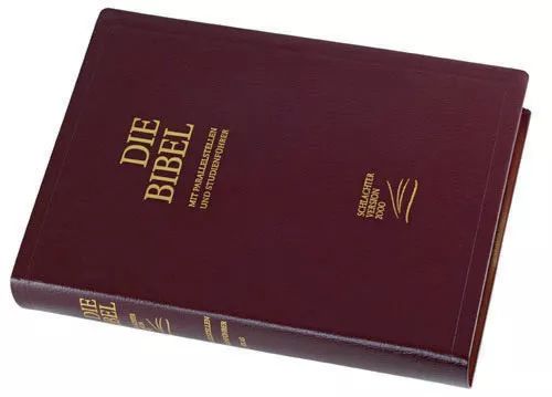 Société Biblique de Genève-Bibel, Schlachter 2000, Standard, Fibroleder, weinrot, Goldschnitt_2943047_