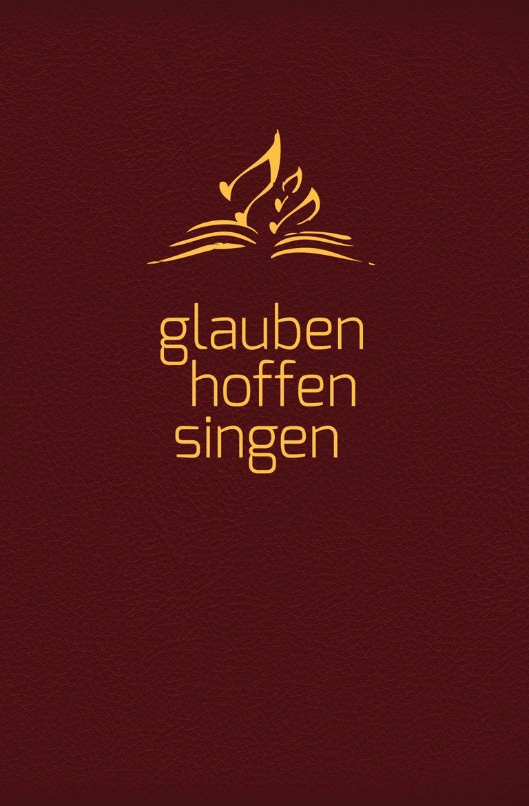 Advent-Verlag GmbH-Glauben - hoffen - singen, Leder rot_2420160_