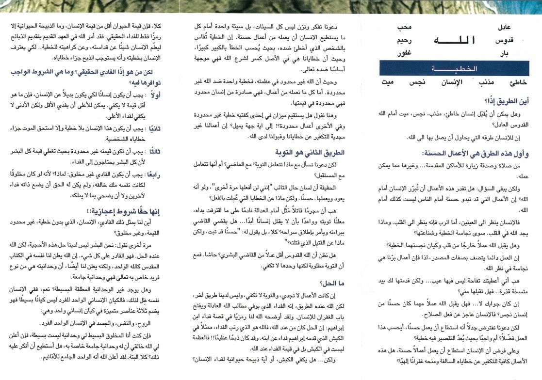 Suleyman Publishing-Der Erlösungsplan, Arabisch, 10er-Pack_2541172_