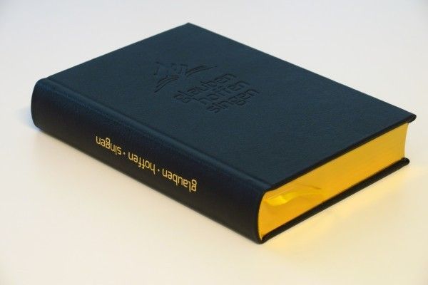 Advent-Verlag GmbH-Glauben - hoffen - singen, Leder schwarz_2420159_