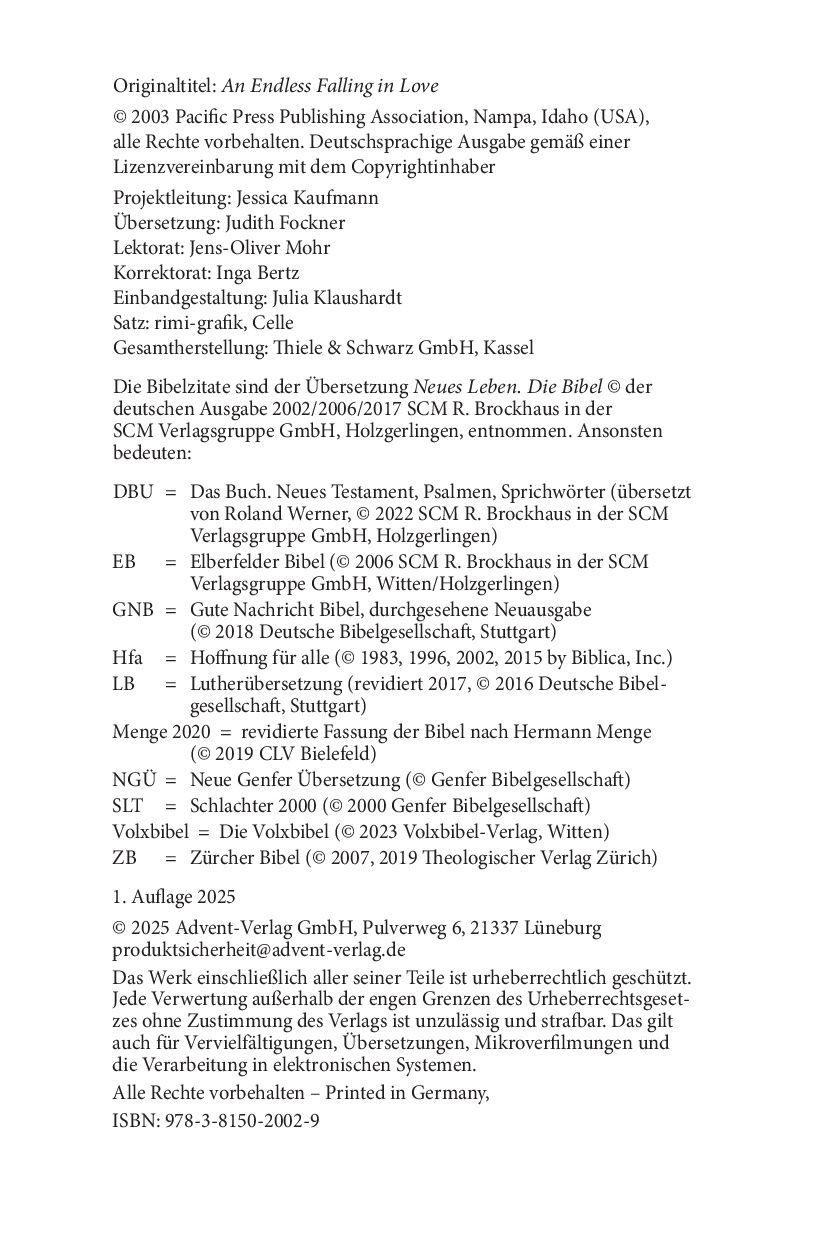 Advent-Verlag GmbH-Die Liebe_2422742_