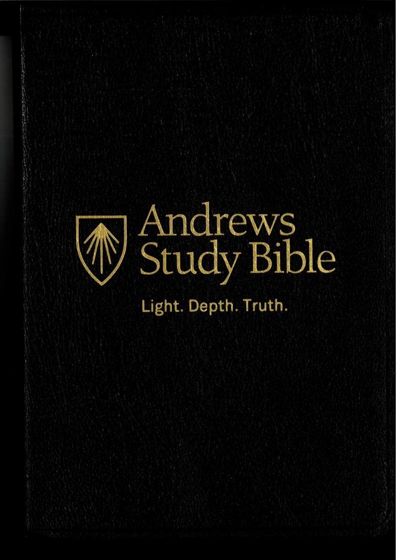 Andrews University Press-Bibel, Englisch, Andrews, NKJV, Lederfaserstoff schwarz, Sonderausgabe_2542914_