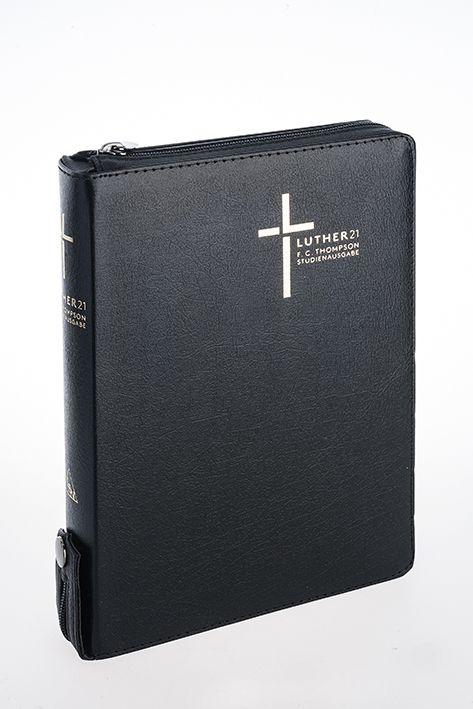 La Buona Novella-Bibel, Luther21, Thompson, Standard, schwarz, Reissverschl._2942607_