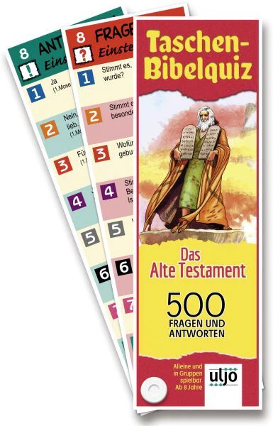 Uljö-Taschen-Bibelquiz, Altes Testament_3642734_1 Uljö-Taschen-Bibelquiz, Altes Testament_3642734_