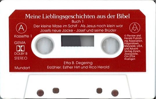 Advent-Verlag Schweiz-HB: Meine Lieblingsgeschichten, KS Bd 1+2, Mund. (1 Kassette)_3210264_1 Advent-Verlag Schweiz-HB: Meine Lieblingsgeschichten, KS Bd 1+2, Mund. (1 Kassette)_3210264_