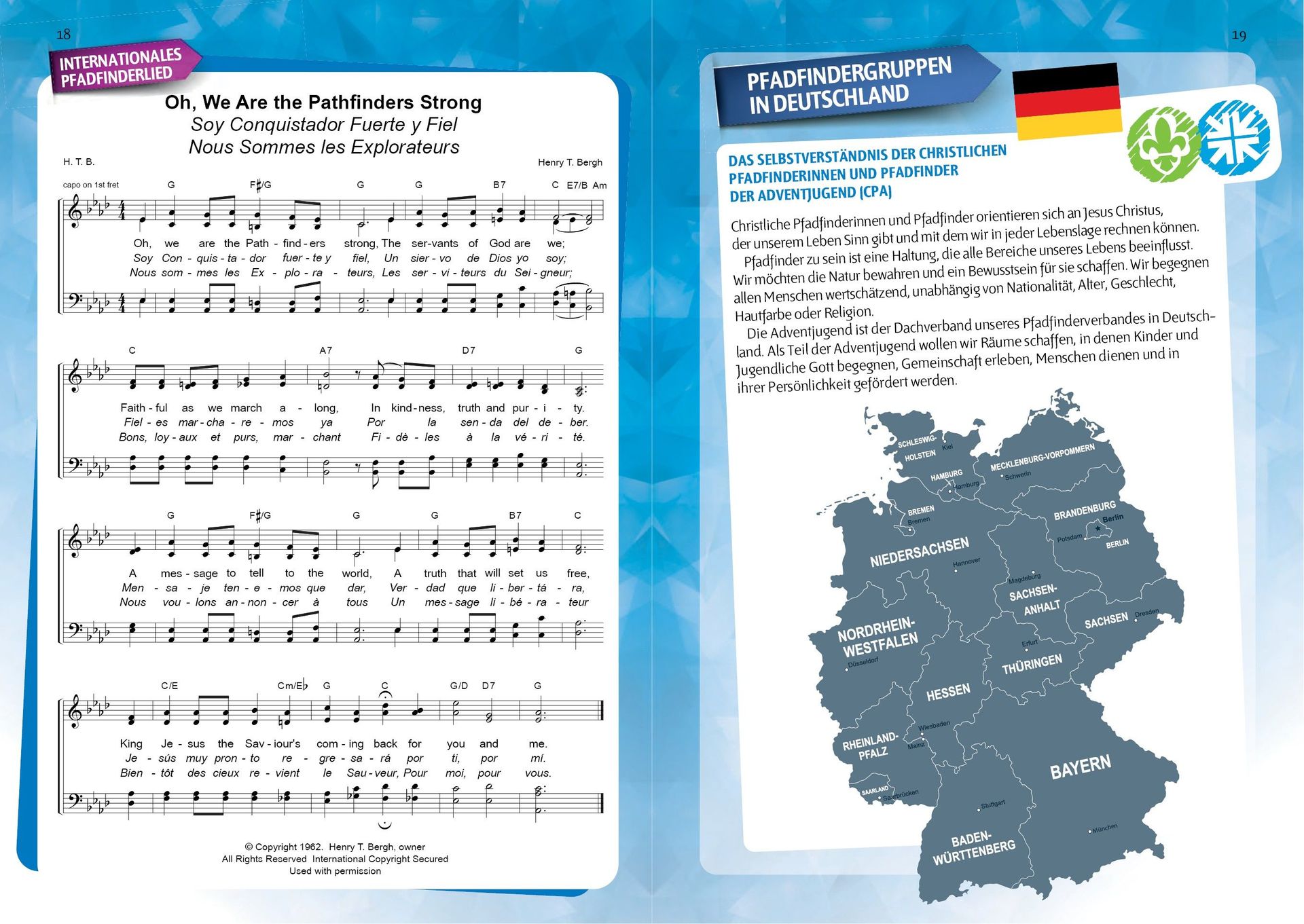 Advent-Verlag GmbH-Bibel, Neues Leben, Pfadfinder, Taschen, blau-gelb_2921799_