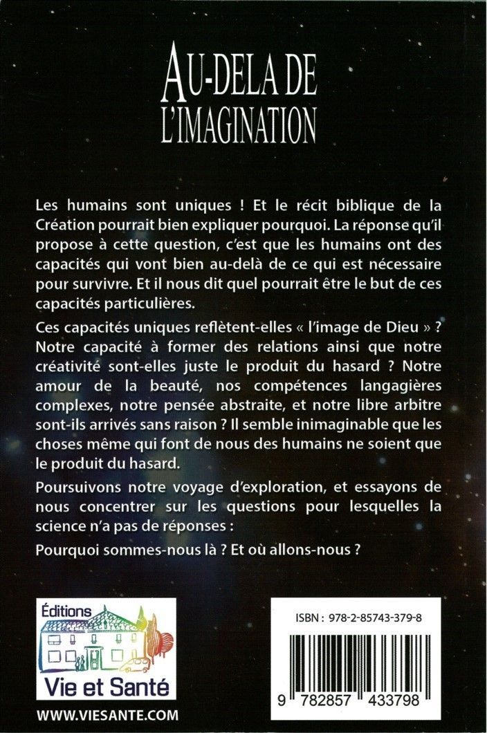 Editions Vie et Santé-unfassbar, Französisch (Au-delà de l'imagination)_2540573_