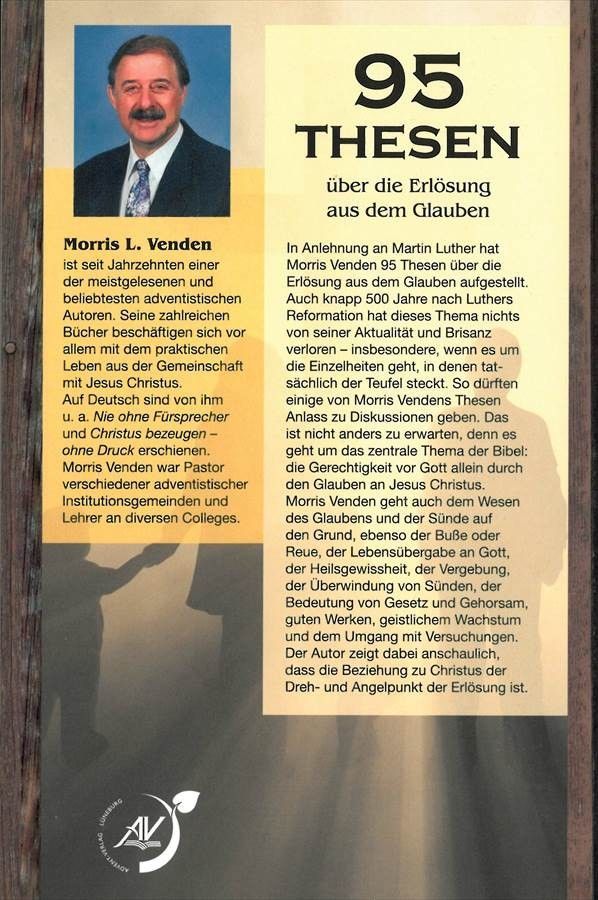 Advent-Verlag GmbH-95 Thesen über die Erlösung aus dem Glauben_2420009_2 Advent-Verlag GmbH-95 Thesen über die Erlösung aus dem Glauben_2420009_