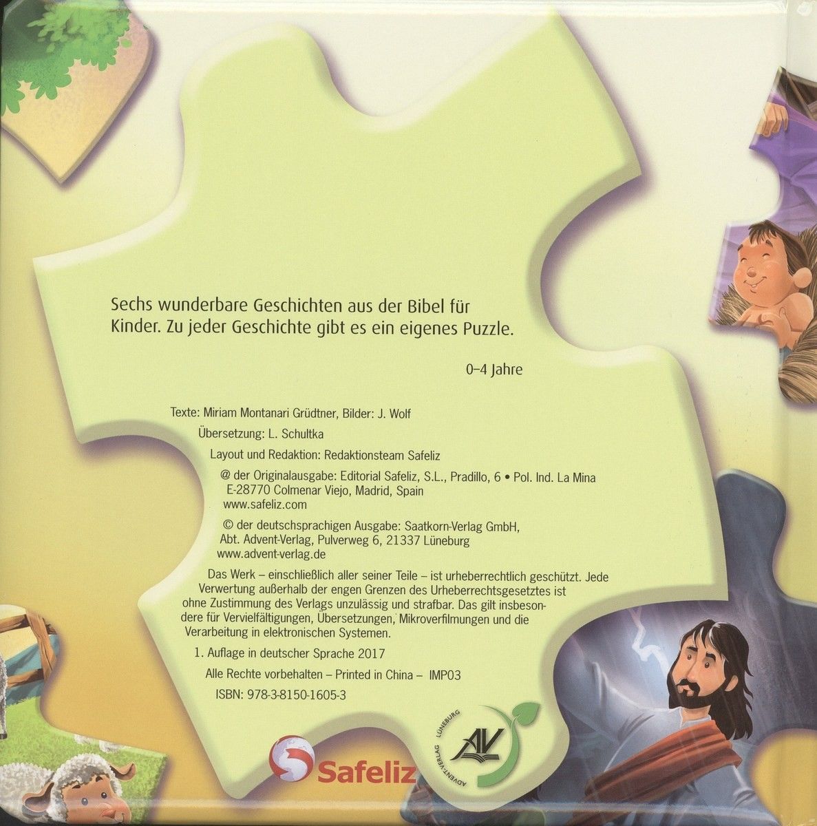 Editorial Safeliz S.L.-Puzzle Bibel - Geschichten aus dem Neuen Testament_2421039_2 Editorial Safeliz S.L.-Puzzle Bibel - Geschichten aus dem Neuen Testament_2421039_
