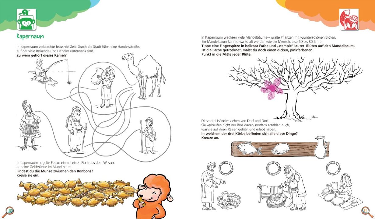 Kondoo Verlag-Malen. Spielen. Rätseln. Rund um Jesus, 4-6 Jahre_2442926_3 Kondoo Verlag-Malen. Spielen. Rätseln. Rund um Jesus, 4-6 Jahre_2442926_