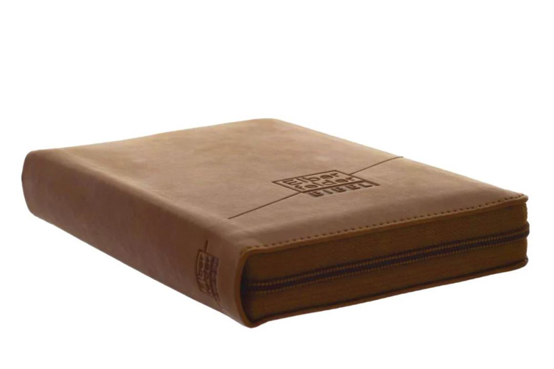 SCM Brockhaus-Bibel, Elberfelder, Brockhaus, Taschen, Kunstleder braun Reissverschluss_2942755_