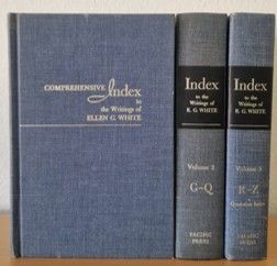 Pacific Press Publishing Association-Comprehensive Index to the Writings of Ellen G. White, Vol. 1-3, Englisch_2543073_1 Pacific Press Publishing Association-Comprehensive Index to the Writings of Ellen G. White, Vol. 1-3, Englisch_2543073_