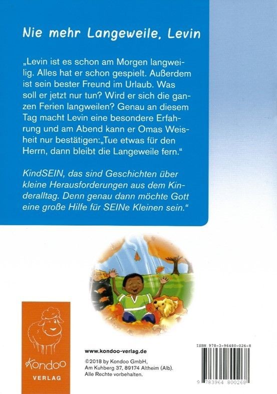 Kondoo Verlag-Nie mehr Langeweile, Levin - KindSEIN_2441259_3 Kondoo Verlag-Nie mehr Langeweile, Levin - KindSEIN_2441259_
