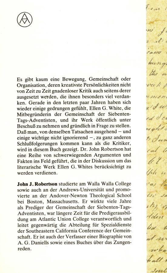 Advent-Verlag Schweiz-Einige Klarstellungen über EGW und ihr Werk_2410125_2 Advent-Verlag Schweiz-Einige Klarstellungen über EGW und ihr Werk_2410125_