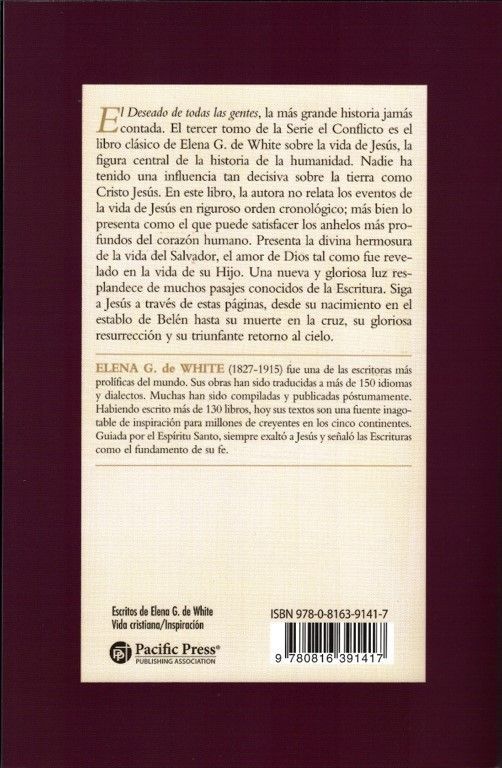 Pacific Press Publishing Association-Der Sieg der Liebe, Spanisch, weinrot (El Deseado de Todas Las Gentes_2542040_2 Pacific Press Publishing Association-Der Sieg der Liebe, Spanisch, weinrot (El Deseado de Todas Las Gentes_2542040_