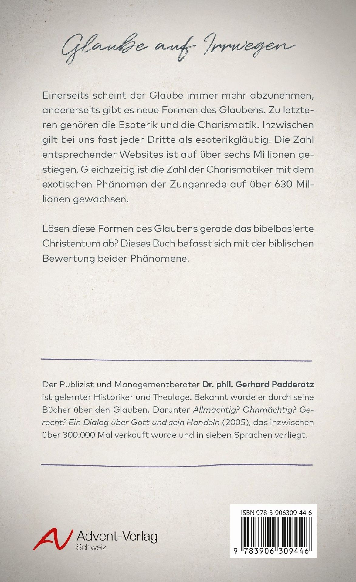Advent-Verlag Schweiz-Glaube auf Irrwegen_2411956_