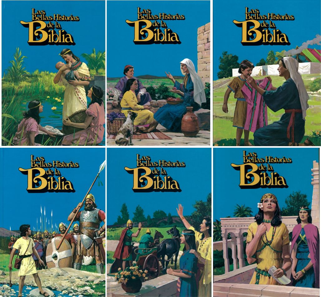 Pacific Press Publishing Association-Serie: Menschen in Gottes Hand, AT, Spanisch (Las Bellas Historias de la Biblia)_2540867_