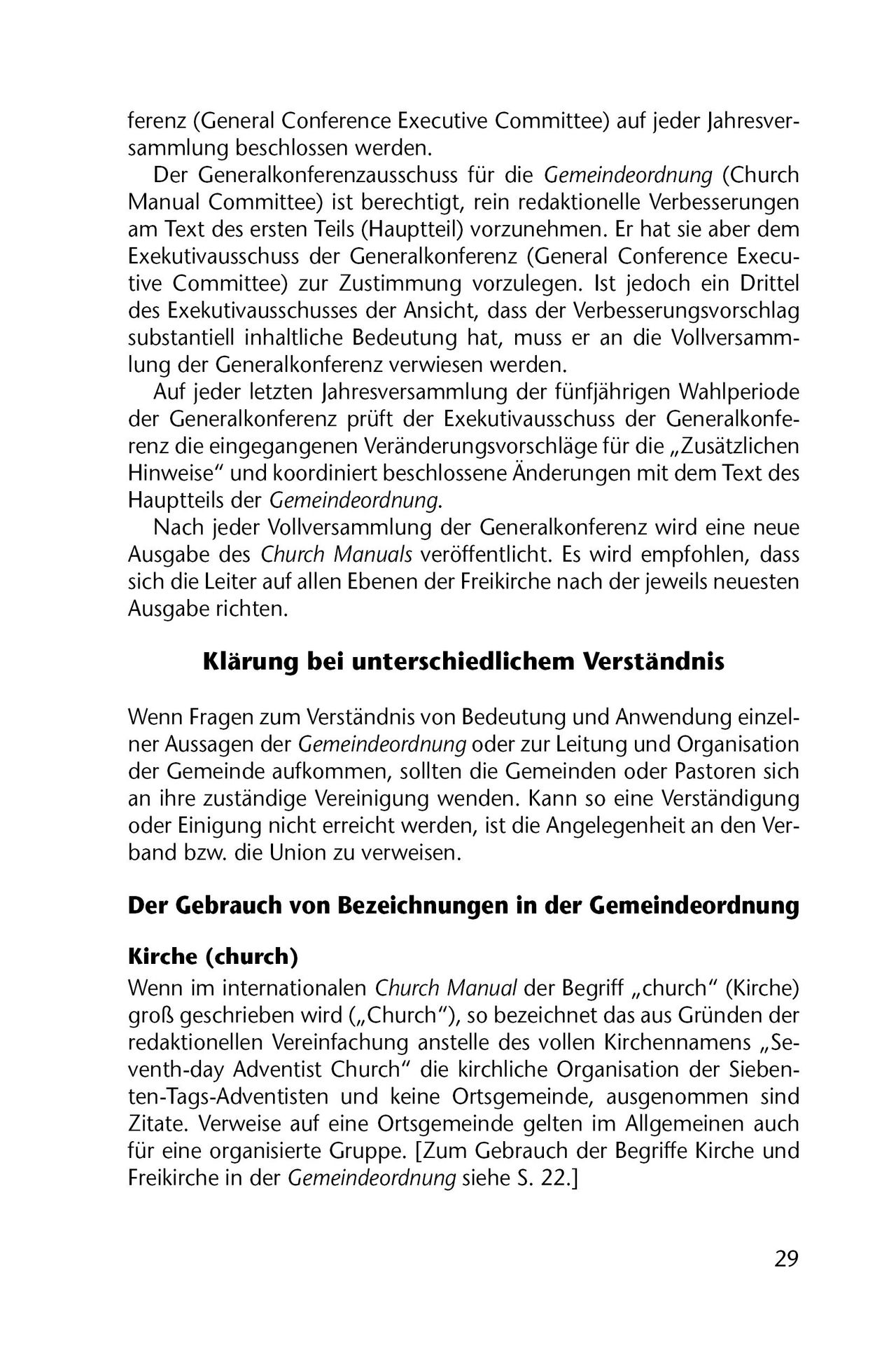Advent-Verlag GmbH-Gemeindeordnung 2024 (Gemeindehandbuch) - digitale Version (PDF)_99919919_