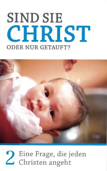 Freikirche der STA, DSV-Minibuch Nr. 2: Sind Sie Christ oder nur getauft?_2442179_1 Freikirche der STA, DSV-Minibuch Nr. 2: Sind Sie Christ oder nur getauft?_2442179_
